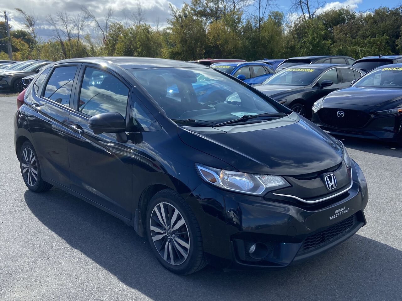 Honda Fit 2015 Noir Ste-Agathe des Monts - photo #2