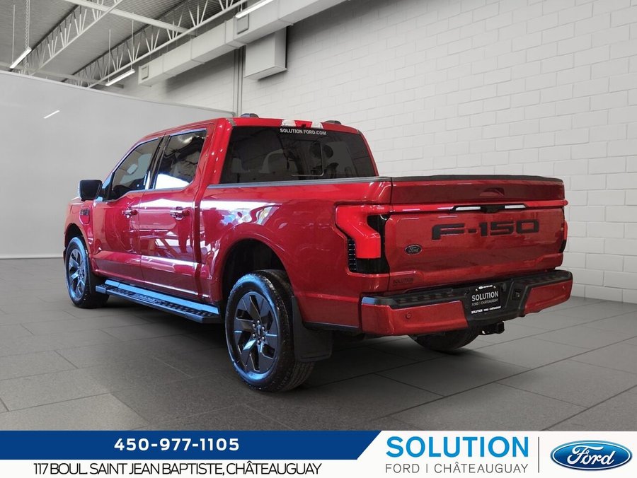 2024 Ford F-150 Lightning LARIAT LARIAT cabine SuperCrew 4RM caisse de 5,5 pi Red