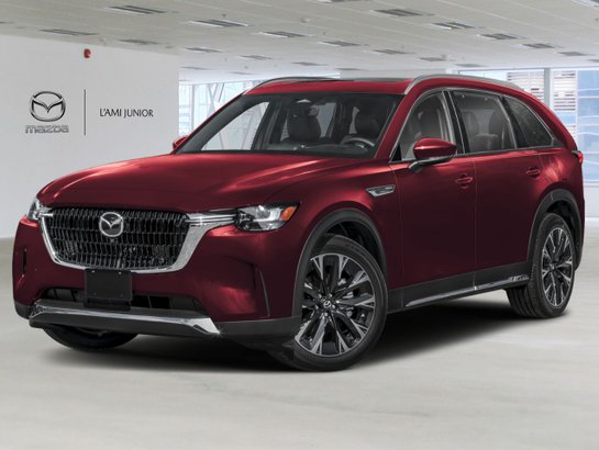 Mazda CX-90 hybride rechargeable CX-90 PHEV GT 2025 Rouge artisanal cristal métallisé