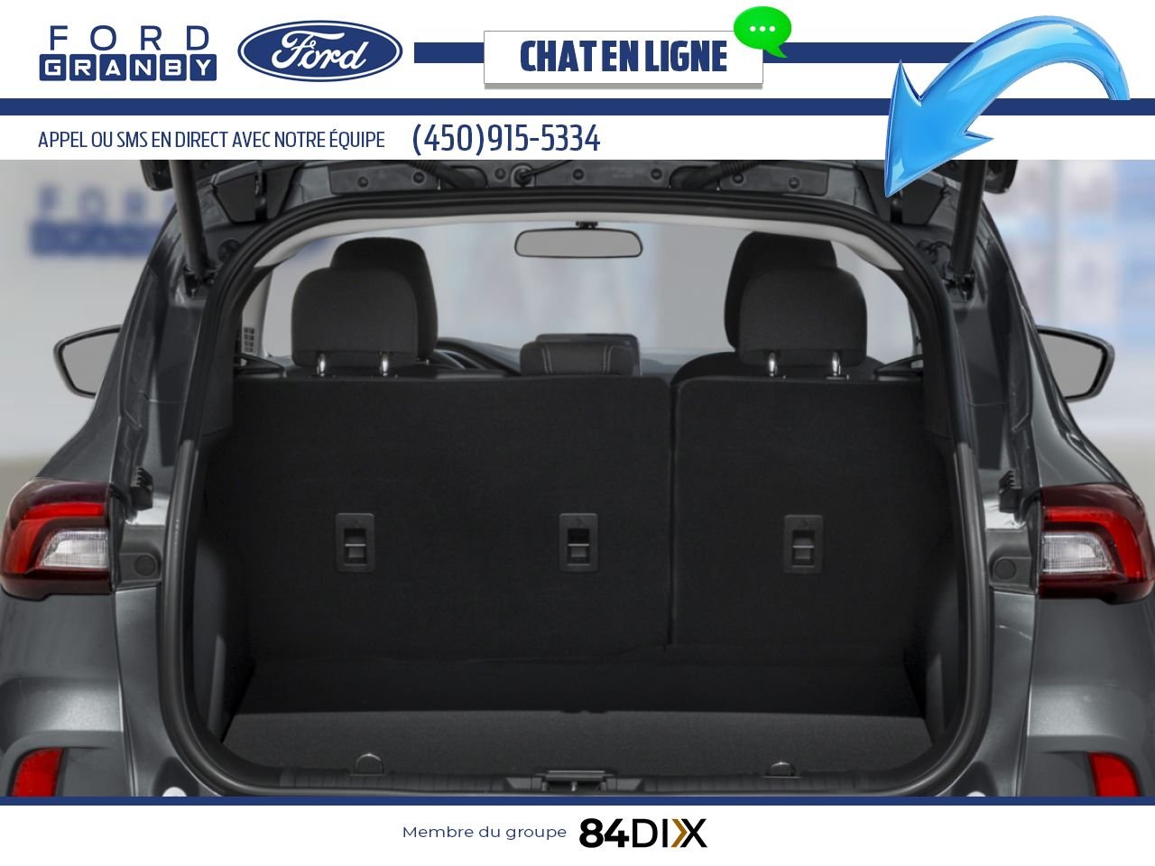 Ford Escape 2025 Bleu vapeur métallisé Granby - photo #8