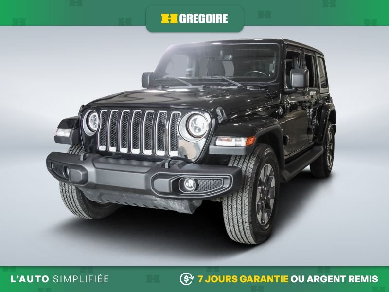Jeep Wrangler 729636 | Unlimited Sahara 4WD AUTO A/C MAGS NAV CAM RECUL B 2022 Gris Laval - photo #2