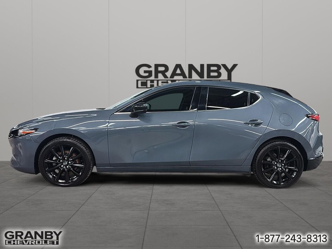Mazda Mazda3 Sport GT avec moteur turbo BA TI i-ACTIV | G3618 2023 Gris Granby - photo #7