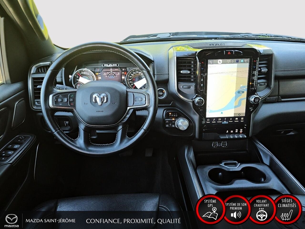 Ram 1500 Sport | caisse de 5 pi 7 po | CUIR | 4X4 | 2022 Blanc Saint-Jérôme - photo #23