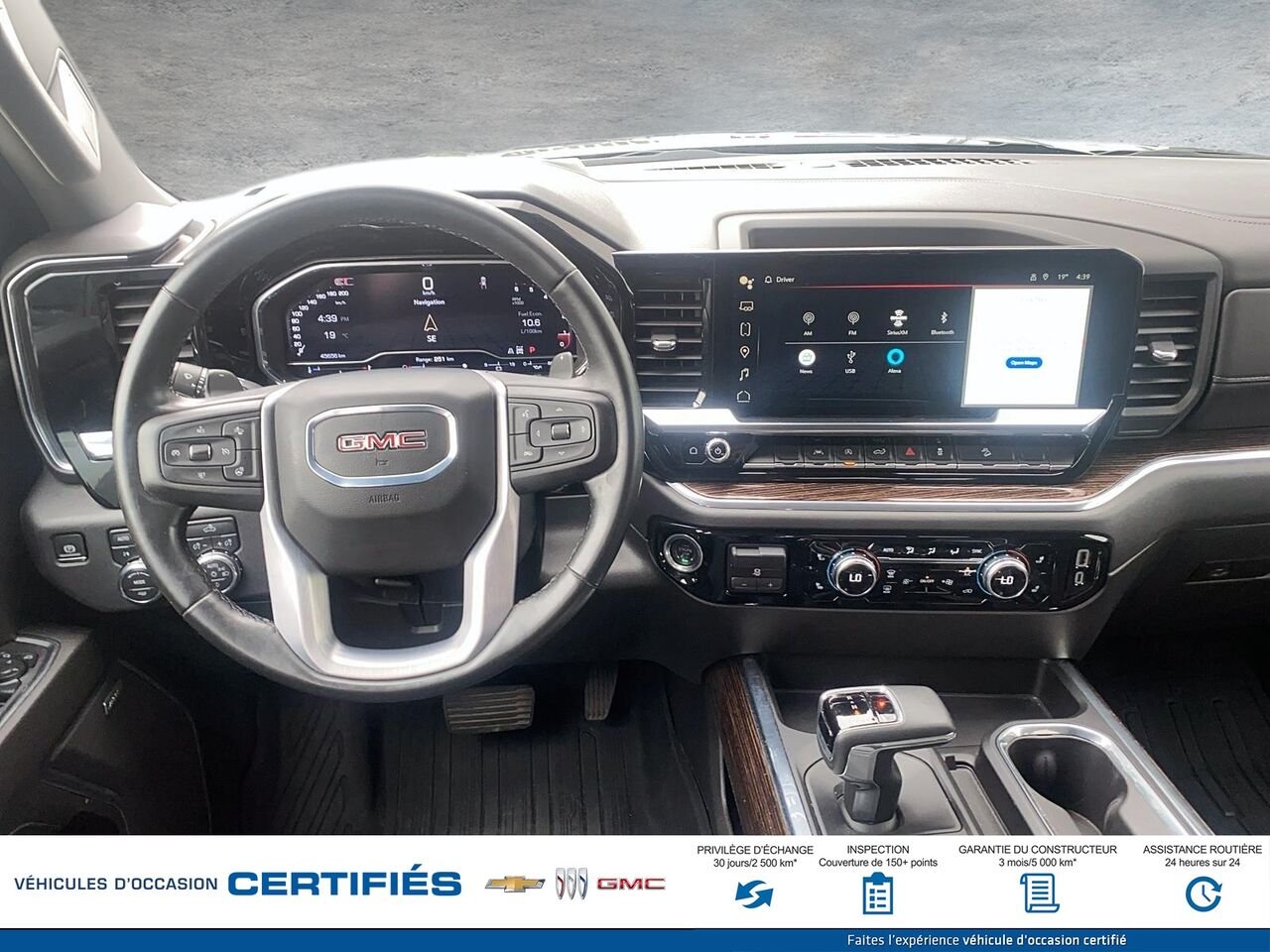 GMC SIERRA Elevation cabine multiplace 4RM 157 po 2024 Noir Montmagny - photo #9