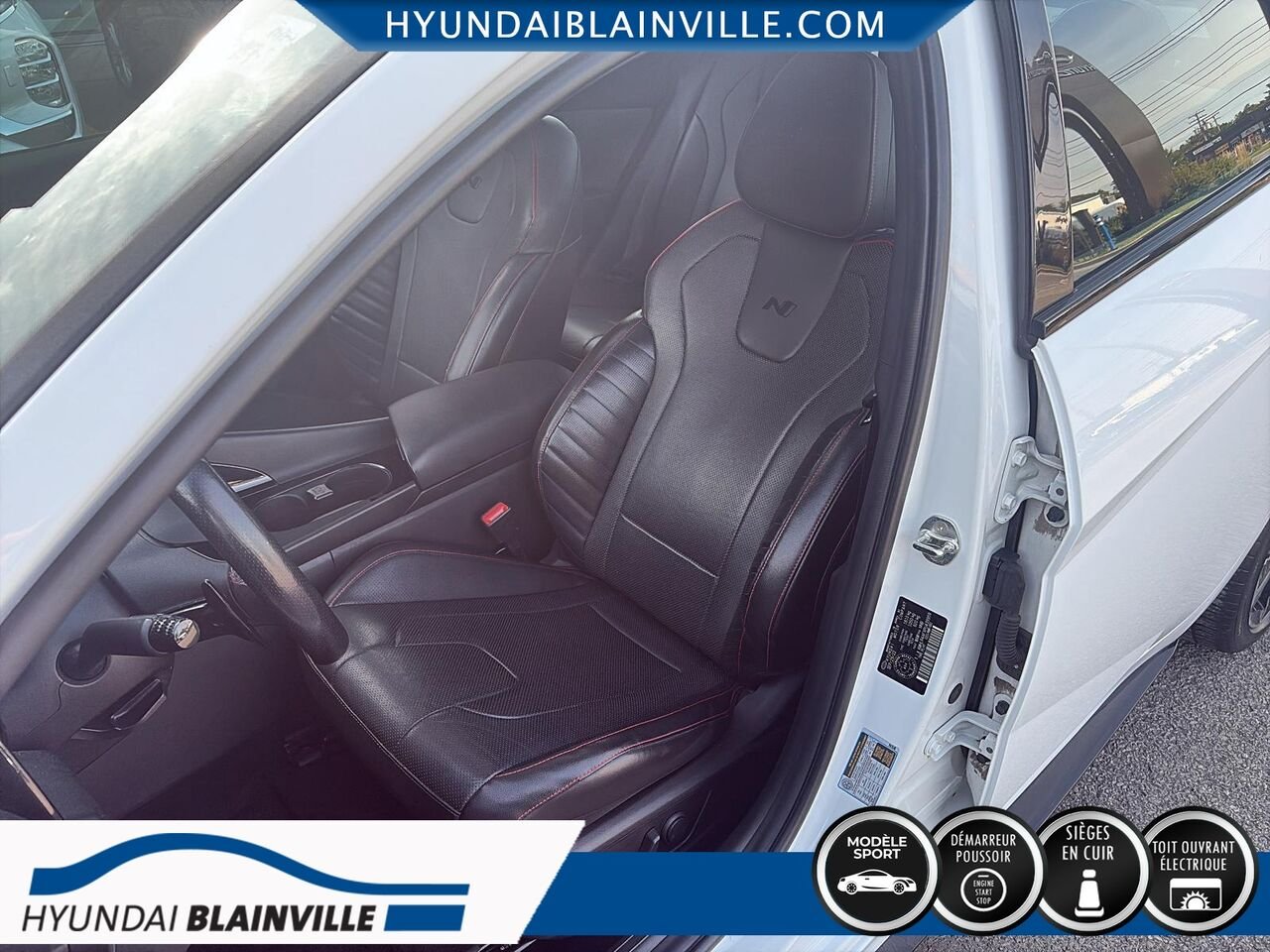 Hyundai Elantra 2023 Blanc Blainville - photo #7