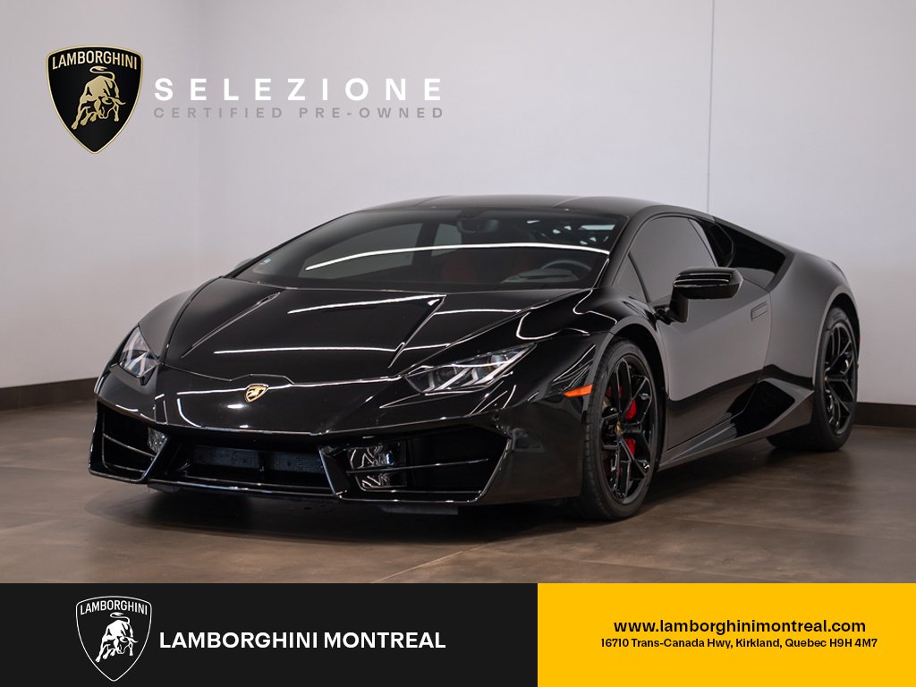 2018 Lamborghini Huracan RWD | SELEZIONE 1 YEAR CPO Black Kirkland - photo #0