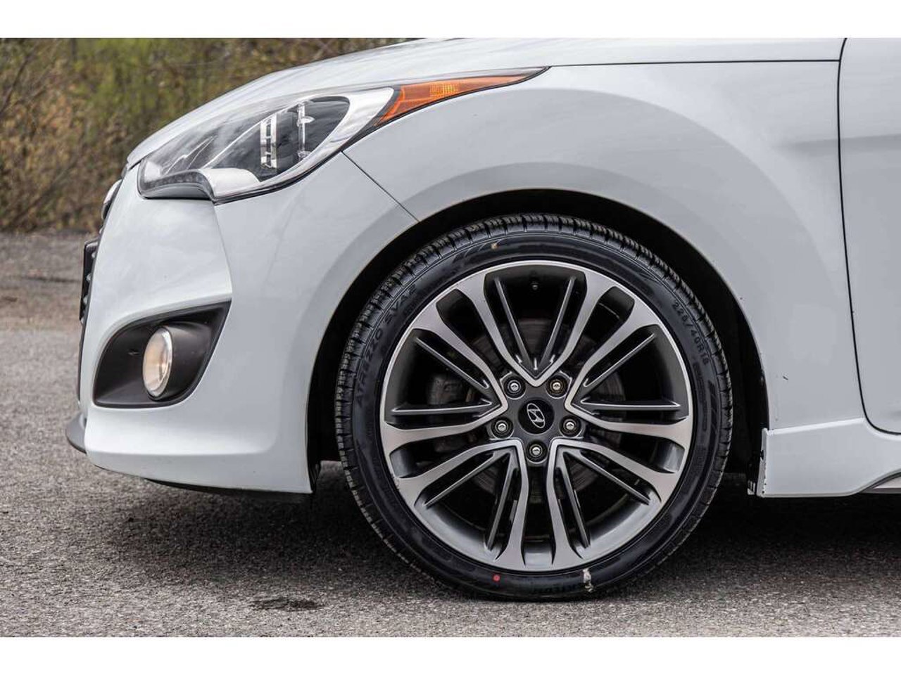 Hyundai Veloster 2019 Blanc Sainte-Julienne - photo #8