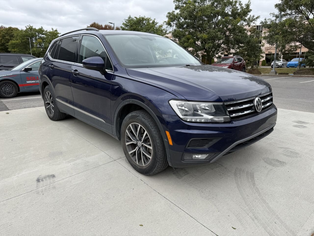 Volkswagen Tiguan jamais accidenté toit ouvrant panoramique un seul propriétaire 2021 Bleu Châteauguay - photo #3