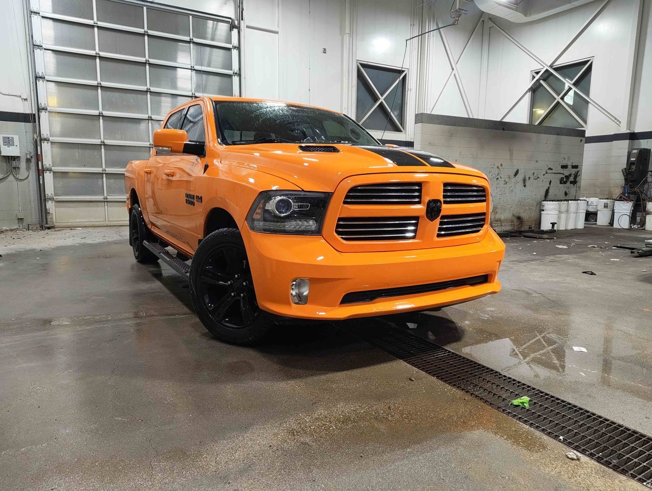 2017 Ram 1500 4WD Crew Cab 140.5 Sport Orange Sherwood Park - photo #1