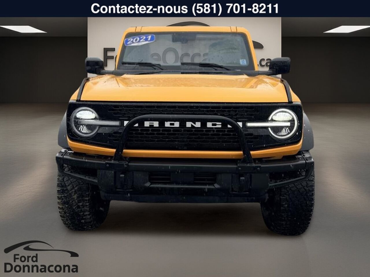 2021 Ford Bronco Yellow  - photo #2