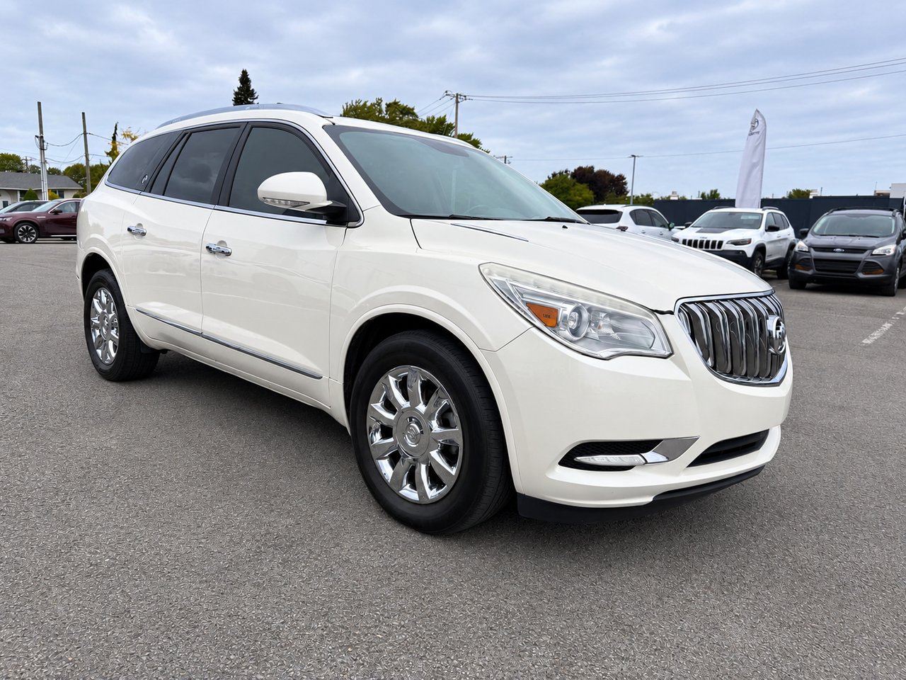 Buick Enclave JAMAIS ACCIDENTÉ / 7 PASSAGERS / NAVIGATION (GPS) / BLUETOOTH / AWD (4X4) 2015 Blanc Châteauguay - photo #3