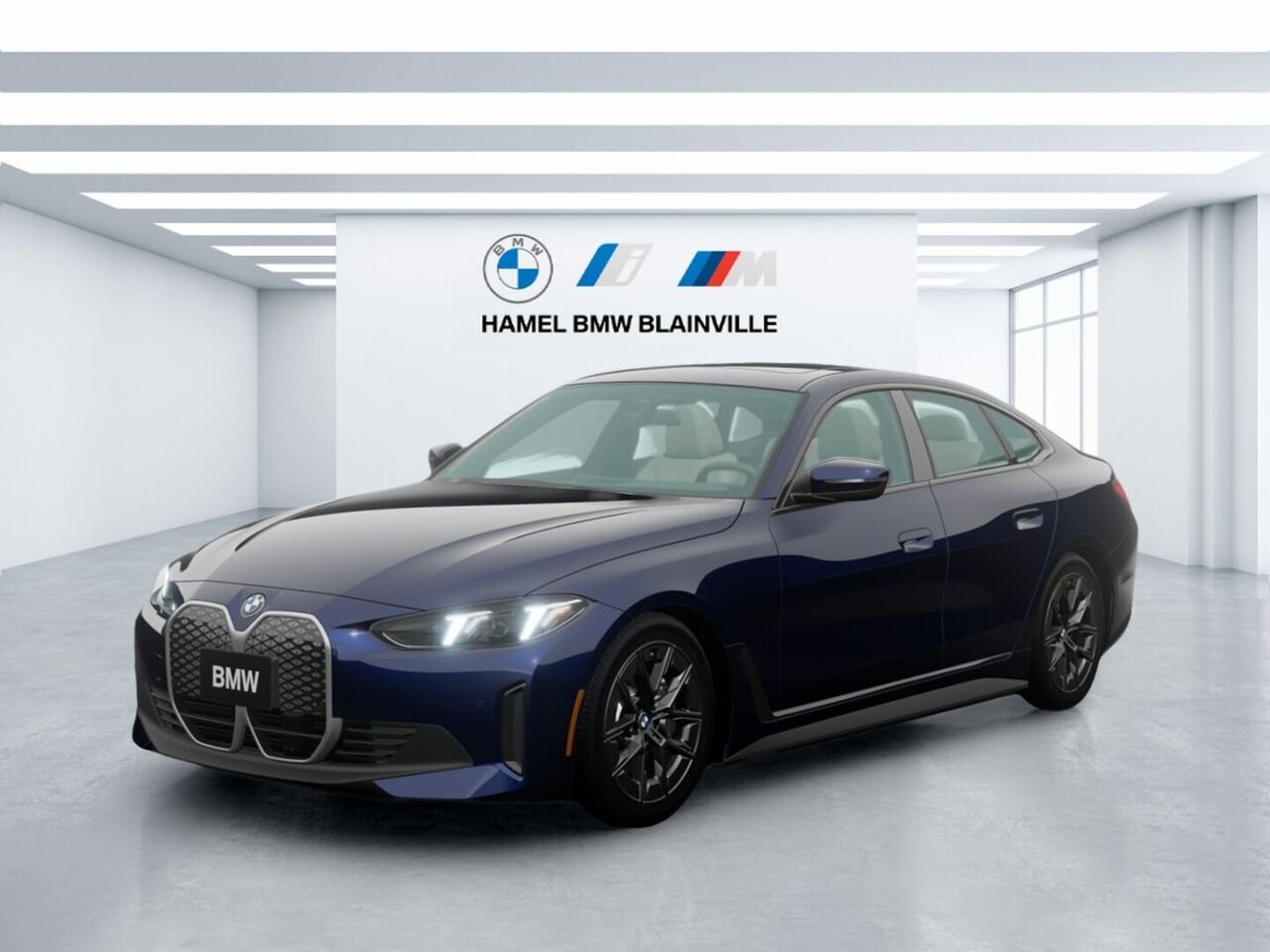 2026 BMW i4 Frozen Portimao Blue Blainville - photo #0