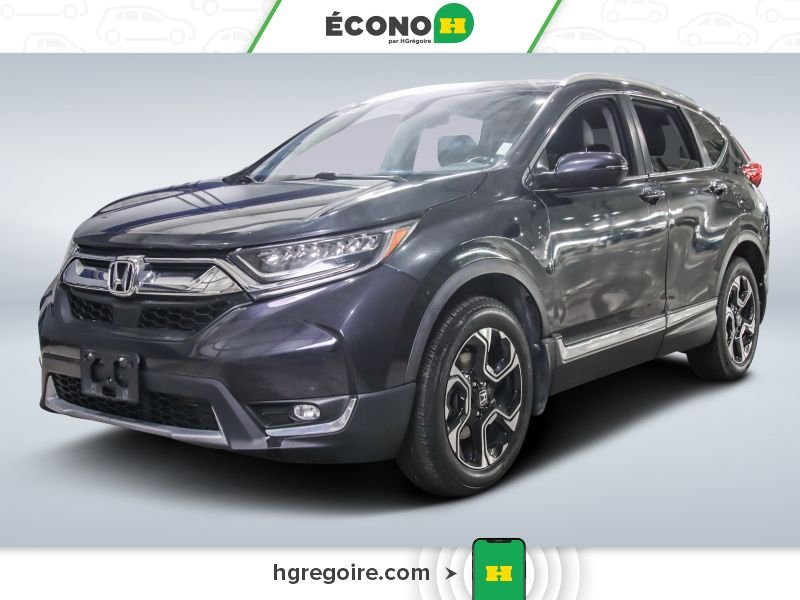 2019 Honda CRV TOURING CUIR TOIT CAMÉRA A/C GR ELECT MAGS Grey