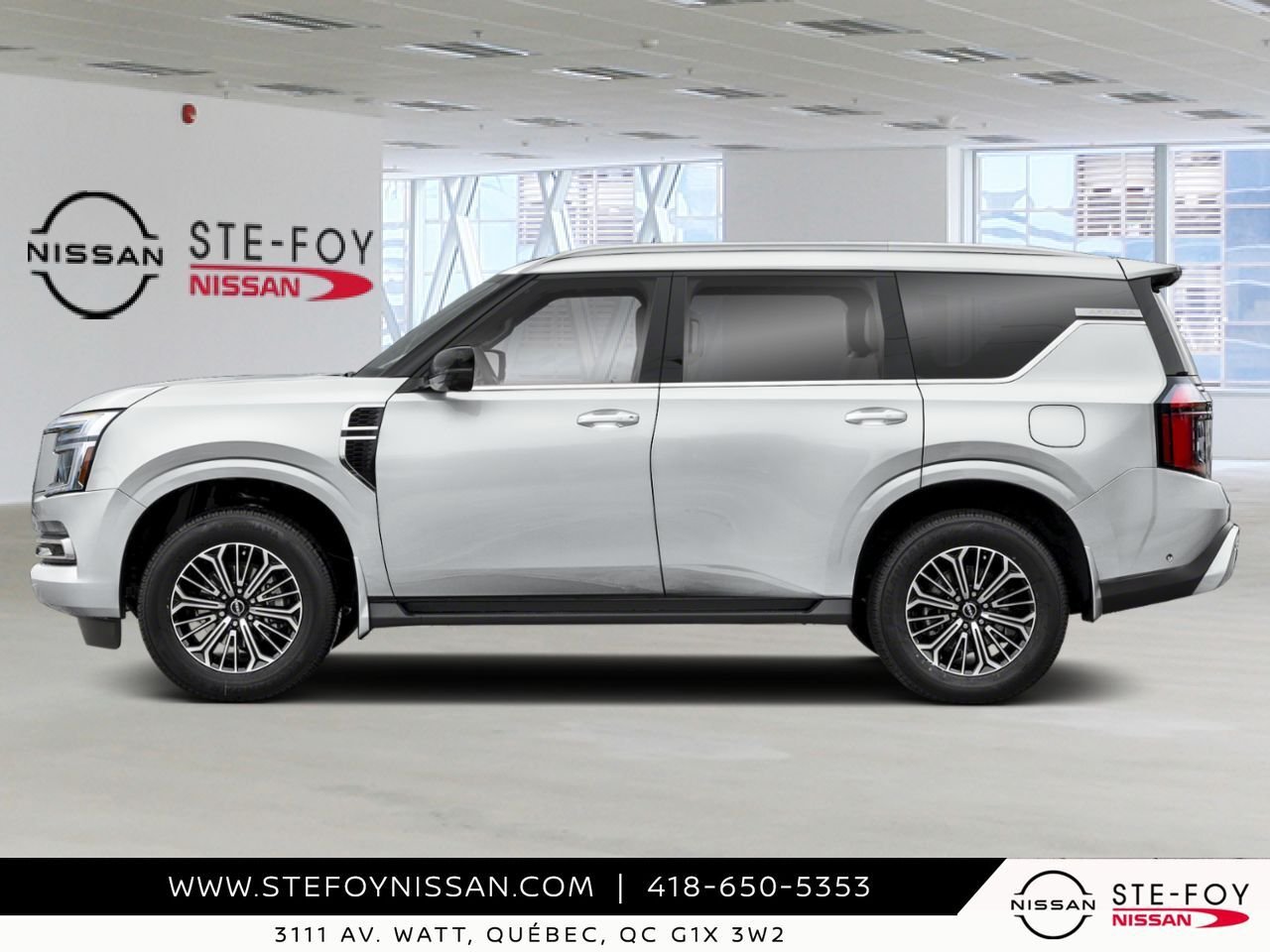 2027 NISSAN Armada Aspen White TriCoat Ste-Foy - photo #1
