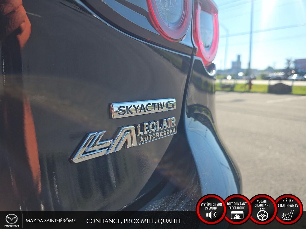 Mazda Mazda3 Sport GT | 30 000 KM | CUIR | TOIT OUVRANT | NAVIGATION 2022 Noir Saint-Jérôme - photo #8