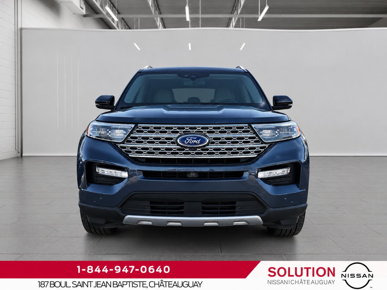 2021 Ford Explorer 4 roues motrices - Limited Blue Châteauguay - photo #1