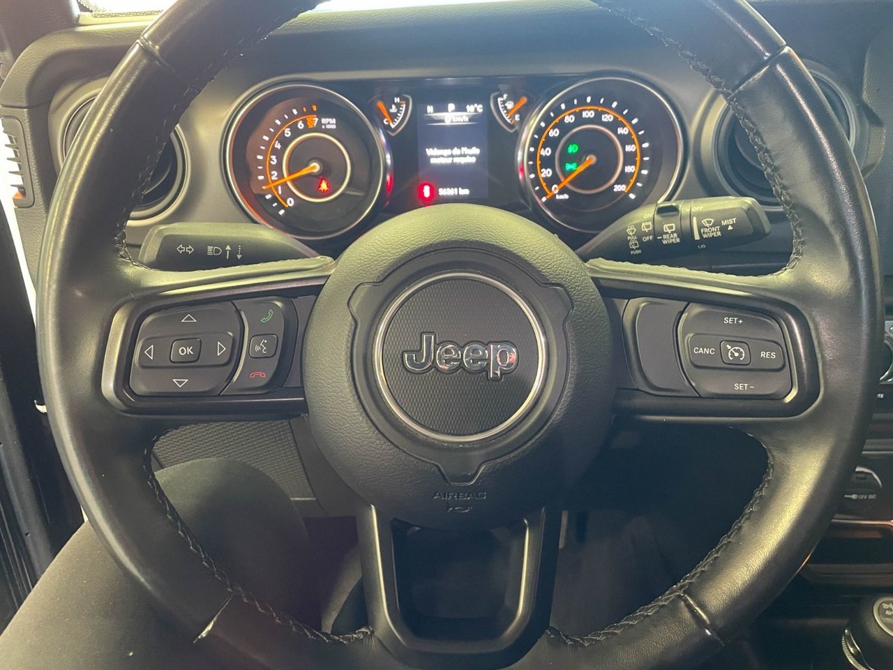 2022 Jeep Wrangler SPORT S 4X4 V6 *TOIT DUR* CARPLAY ALPINE *BAS KM* Black Saint-Jérôme - photo #13