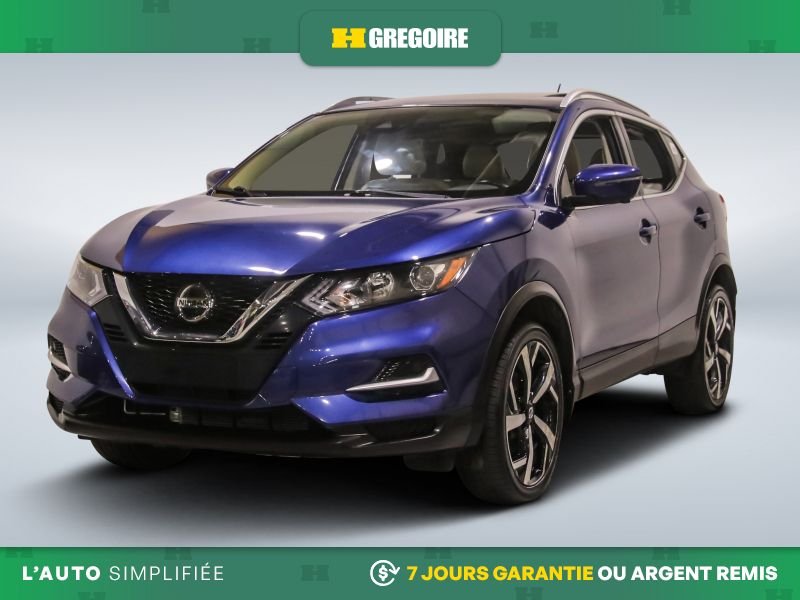 Nissan Qashqai SL AWD AUTO A/C CUIR TOIT NAV MAGS CAM RECUL BLEUT 2021 Bleu