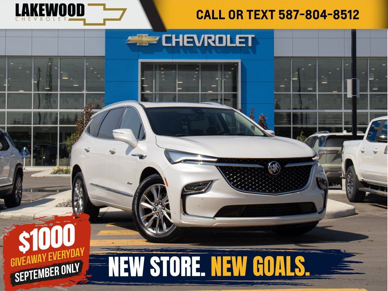 2024 Buick Enclave AWD 4dr Avenir White Sherwood Park - photo #0