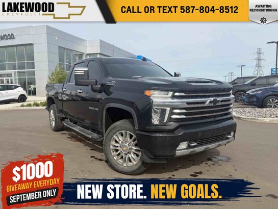 2022 Chevrolet Silverado 2500HD High Country Deluxe 6.6L Duramax | Power Sunroof Black
