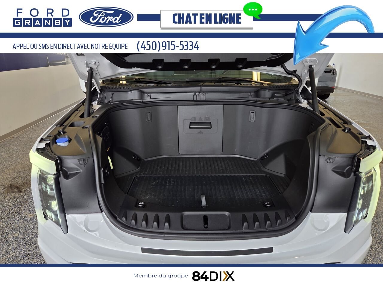 2025 Ford F-150 LIGHTNING LARIAT, CUIR, TOIT White Granby - photo #23