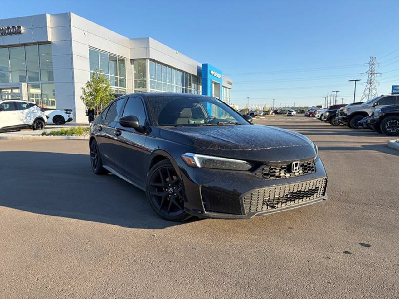 2025 Honda Civic Sedan Sport CVT Black Sherwood Park - photo #1