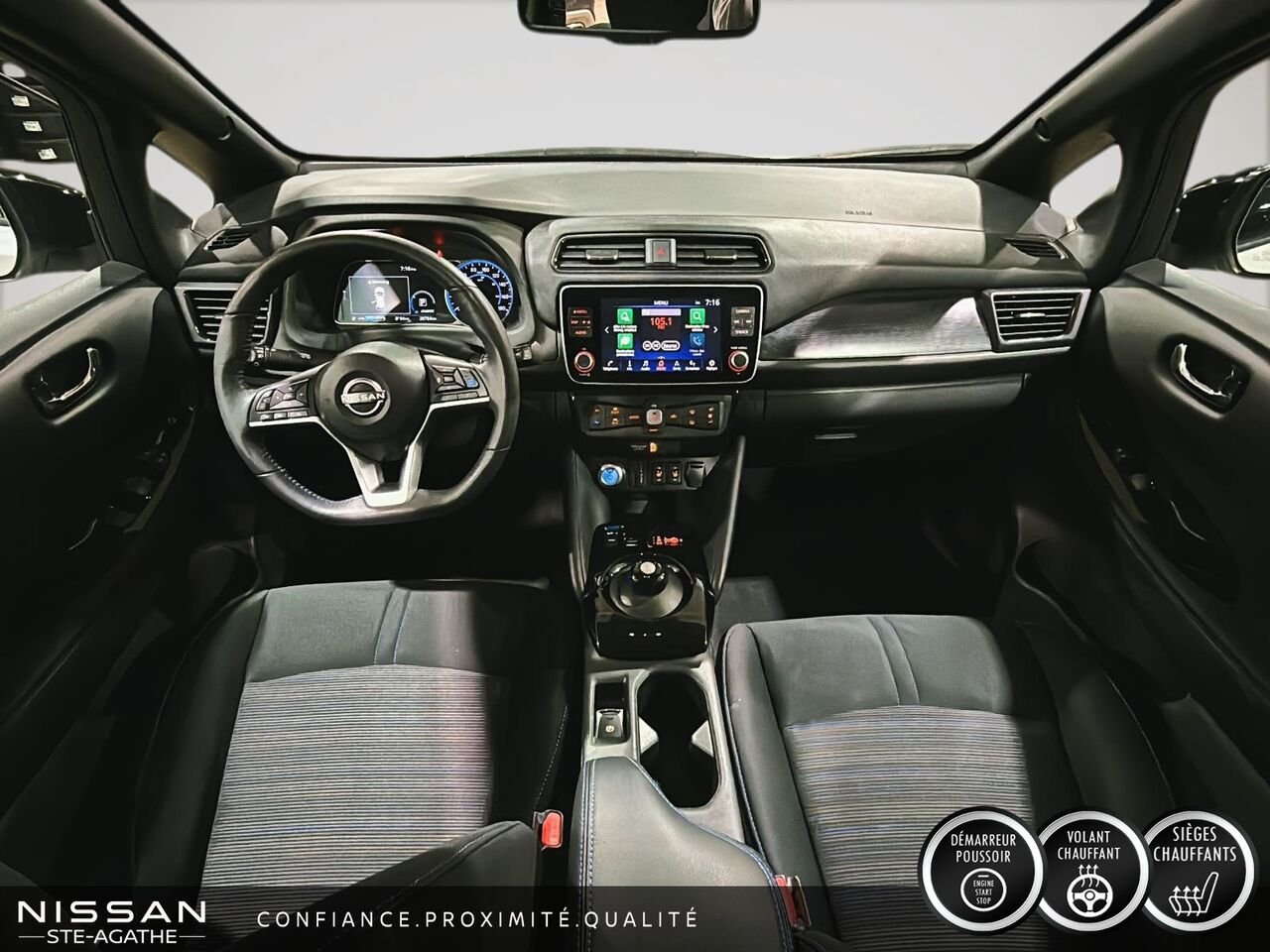 Nissan LEAF 2024 Blanc Ste-Agathe des Monts - photo #9