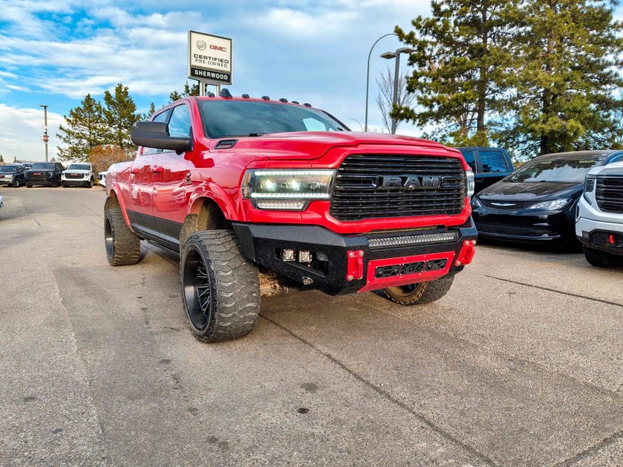 2019 Ram 3500 Laramie Level 2 Night Edition 6.7L | 2in Leveling Kit Red