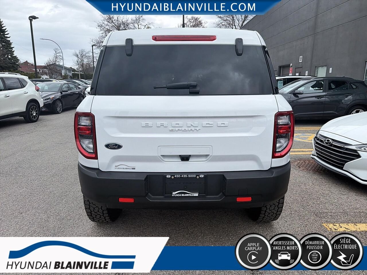 2023 Ford Bronco Sport White Blainville - photo #4