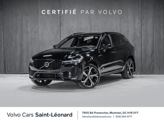 Volvo XC60 B6 R-DESIGN ADVANCED CLIMAT BOWERS WILKINS 2022 Noir