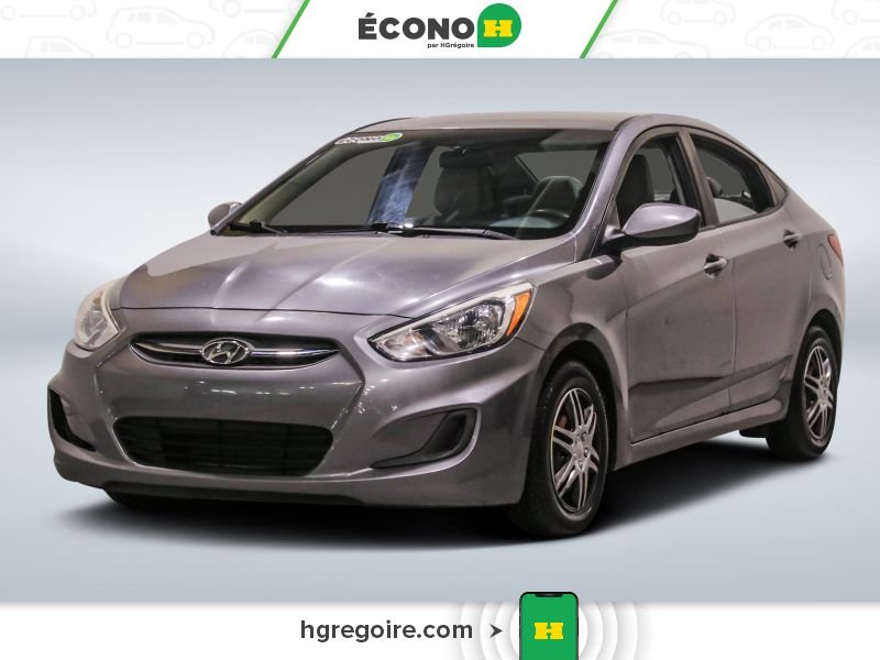 Hyundai Accent 822549 | LE AUTO A/C GR ELECT 2016 Gris Laval - photo #2