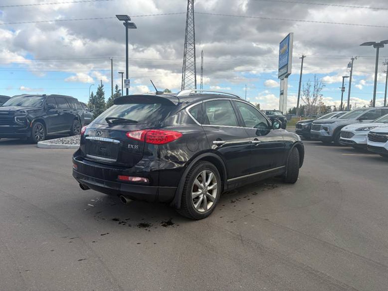 2008 INFINITI EX35 AWD 4dr Black Sherwood Park - photo #3