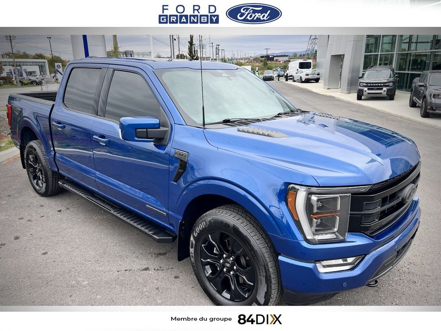 2022 Ford F-150 LARIAT cabine SuperCrew 4RM caisse de 5,5 pi Blue