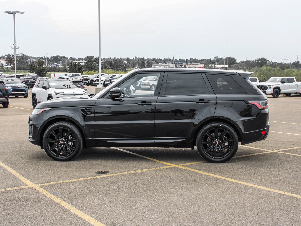 2021 Land Rover Range Rover Sport Td6 Diesel HSE Silver Black Sherwood Park - photo #4