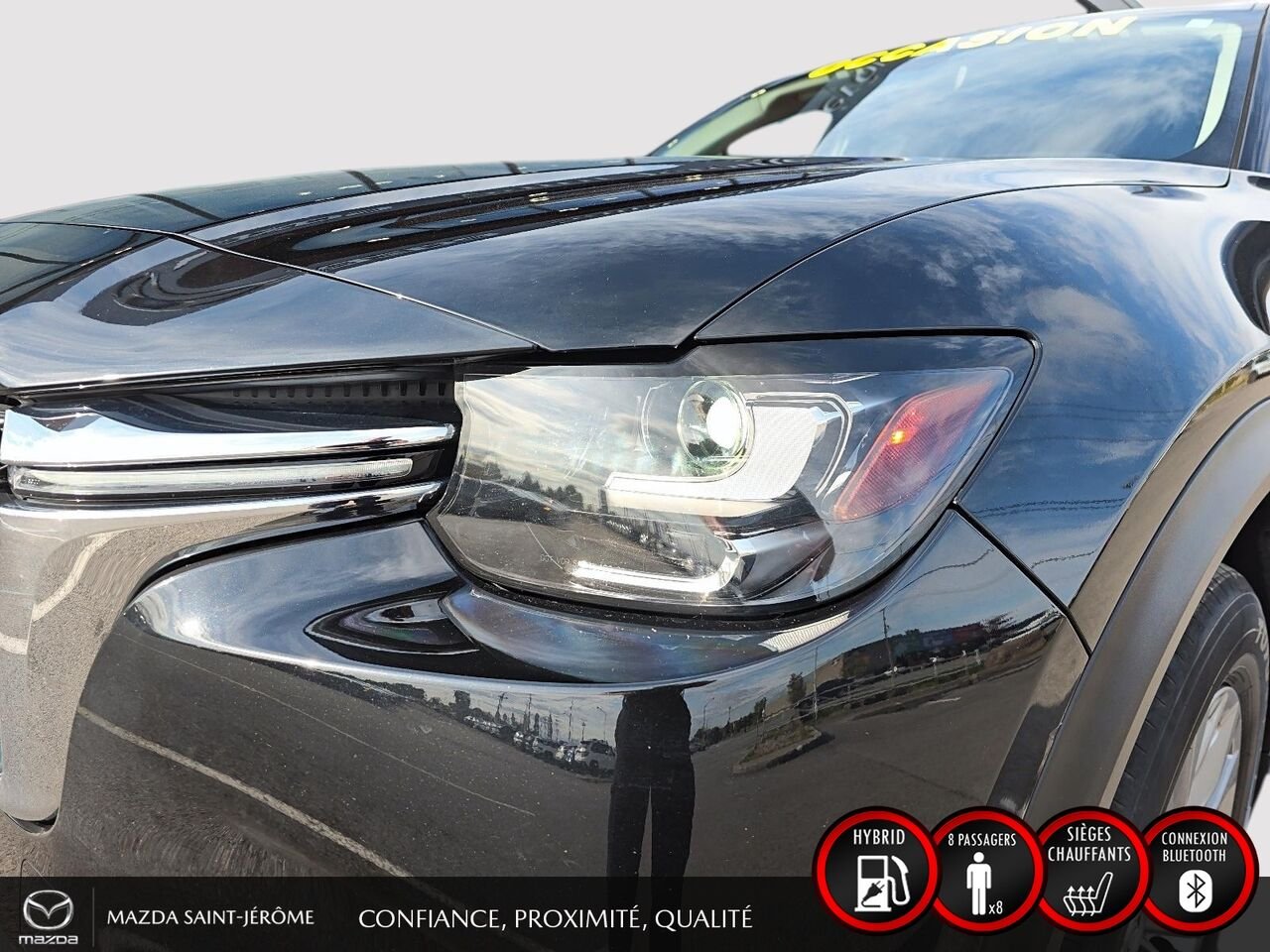 2024 Mazda CX-90 hybride rechargeable GS | 1 PROPRIÉTAIRE | JAMAIS ACCIDENTÉ | HYBRIDE RECHARGEABLE | AWD | DÉMARREUR À DISTANCE Black Saint-Jérôme - photo #1
