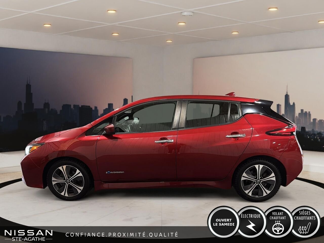 2019 Nissan LEAF Red Saint-Jérôme - photo #5