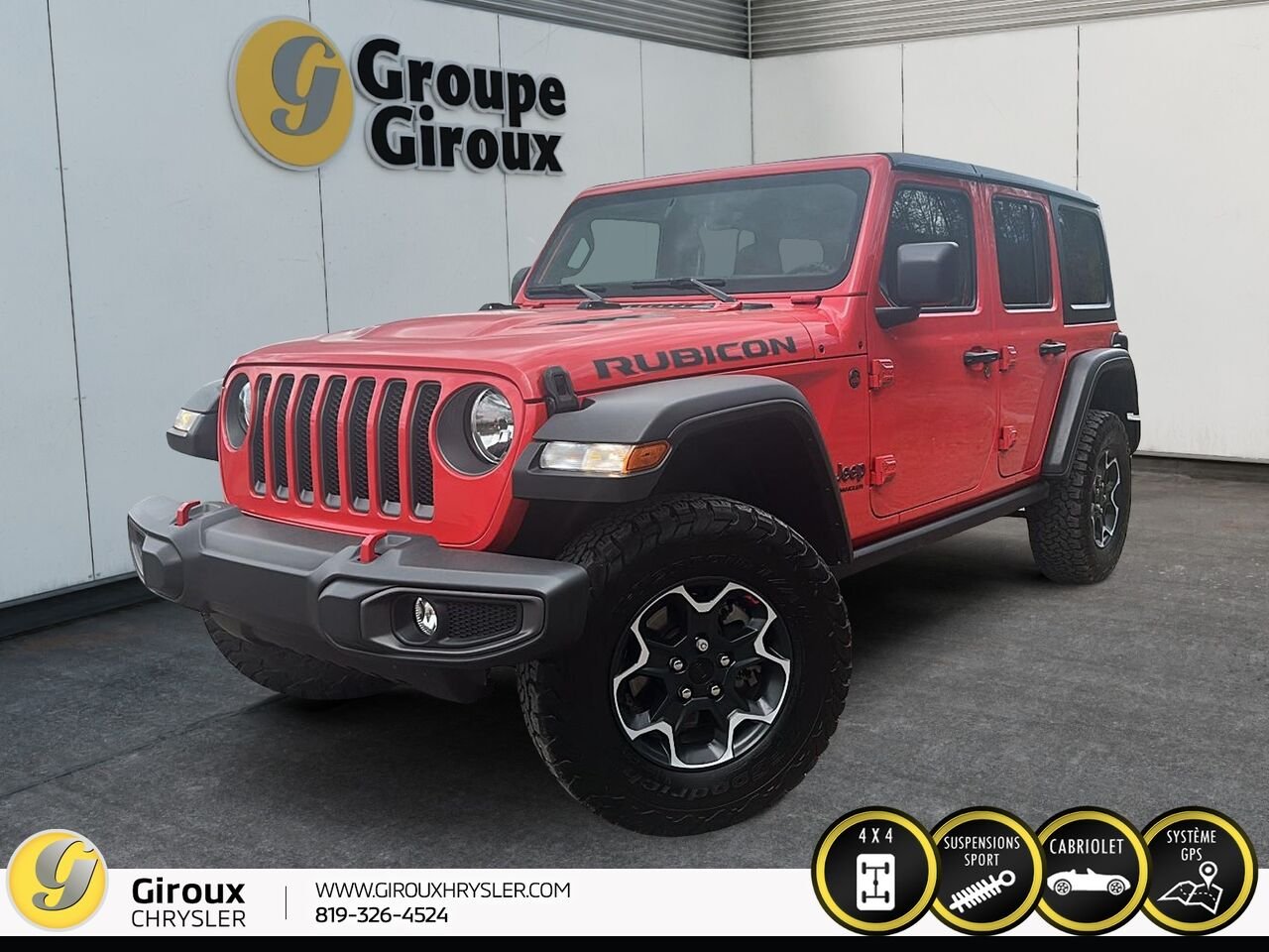 Jeep Wrangler 2023 Rouge Sainte-Agathe-des-Monts - photo #0