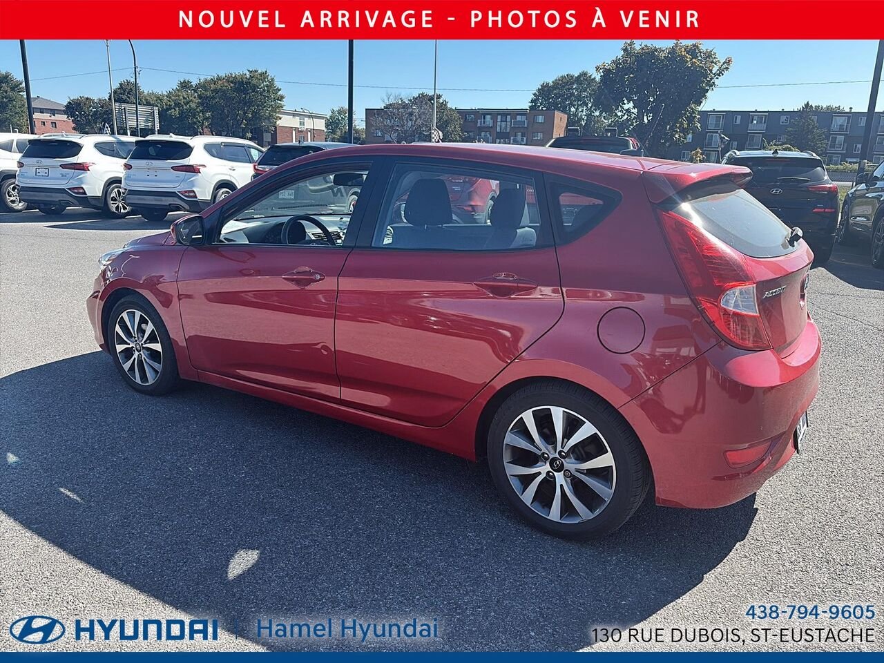 2017 Hyundai Accent Red Saint-Eustache - photo #3