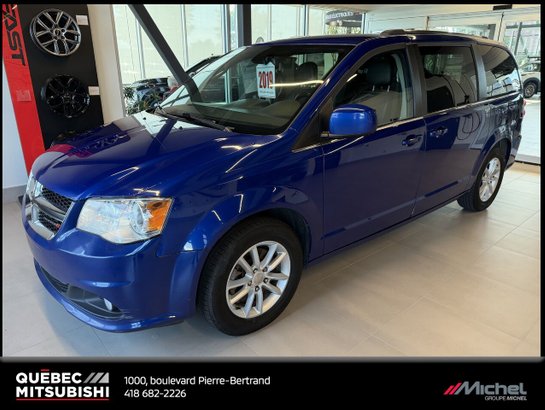 Dodge Grand Caravan SXT Premium, 3ème rangée de siège 2019 Bleu