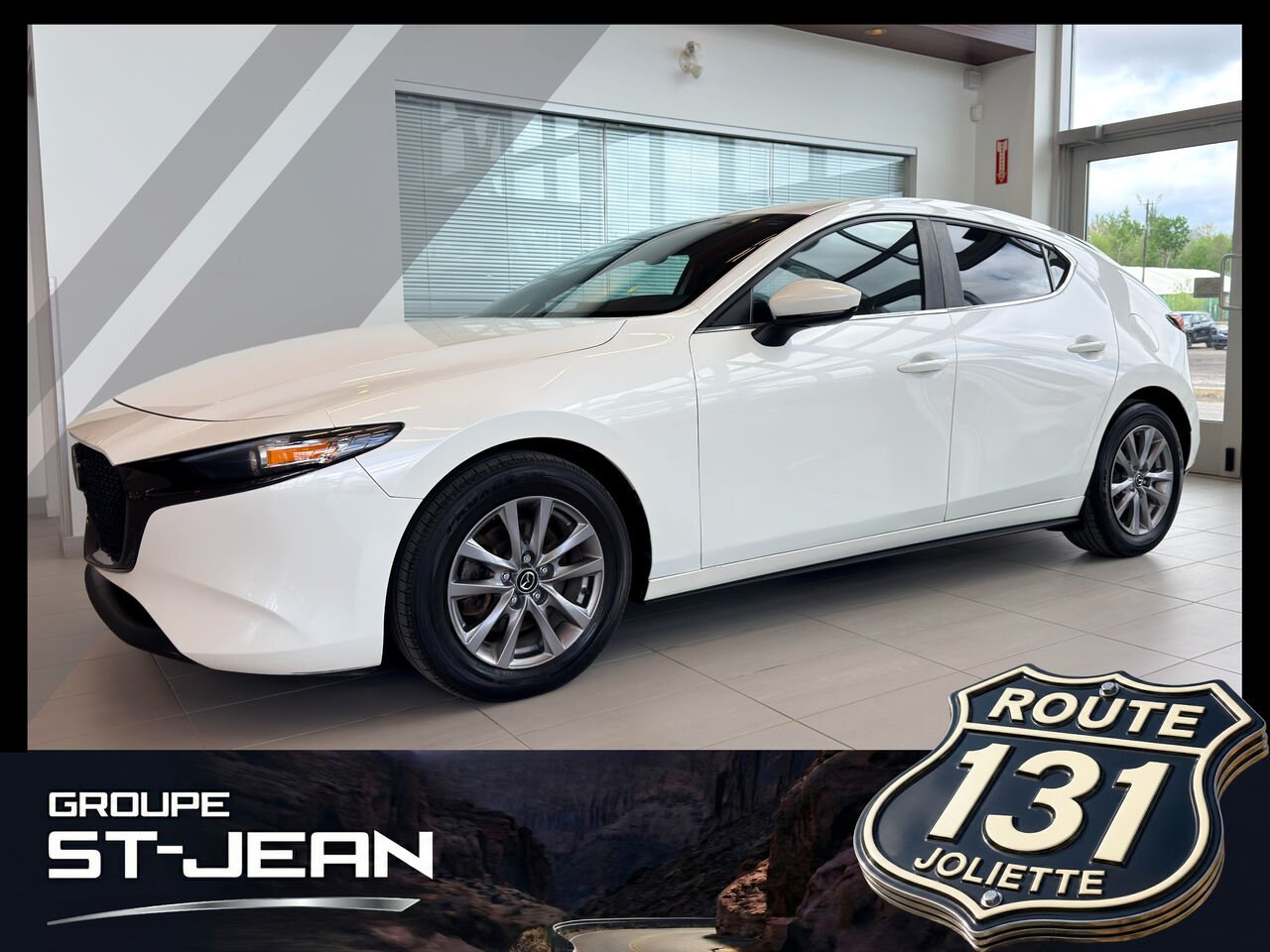 2022 Mazda Mazda3 Sport White Notre-Dame-des-Prairies - photo #0