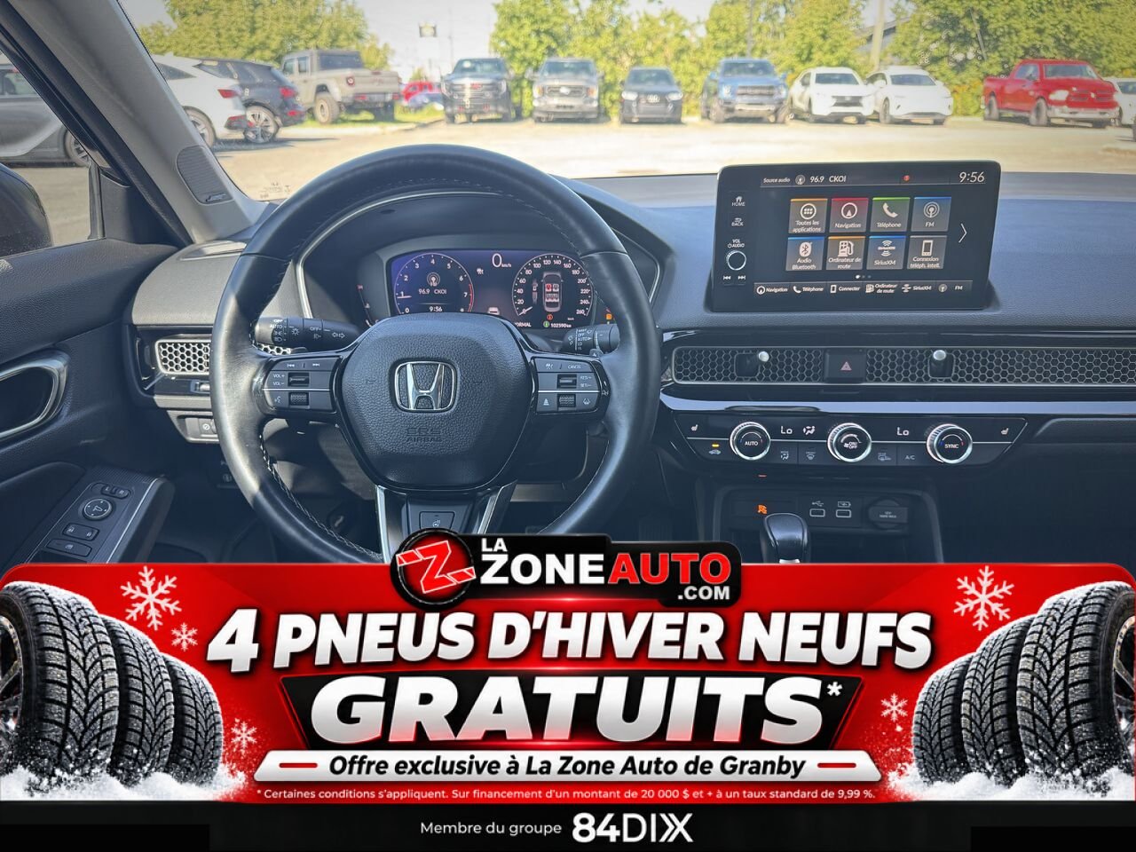 Honda Civic Berline 2022 Noir Granby - photo #14