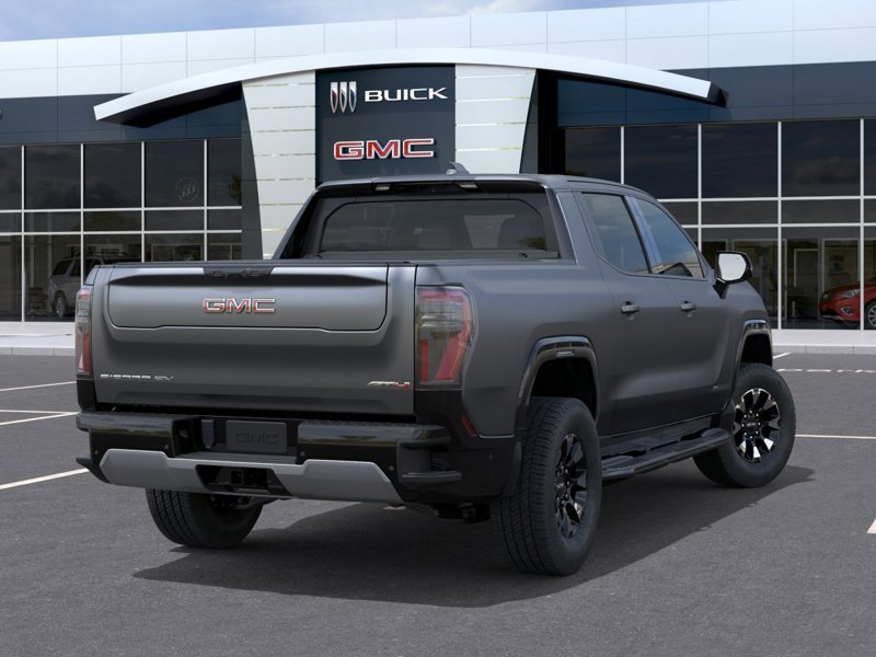 GMC Sierra EV AT4 cabine multiplace 4RMe à autonomie maximale 2026 Gris Magnus mat