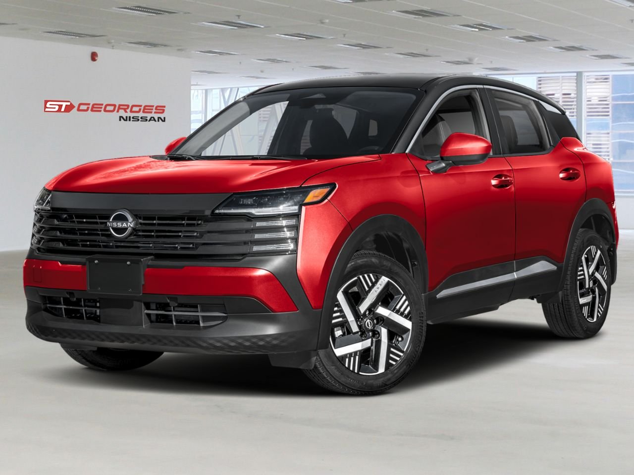 2026 NISSAN Kicks Scarlet Ember Tintcoat/Super Black Saint-Georges - photo #0