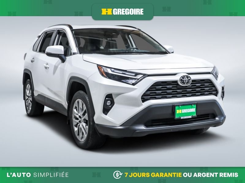 2023 Toyota Rav 4 XLE AWD AUTO A/C CUIR TOIT NAV GR ELECT MAGS CAM R White