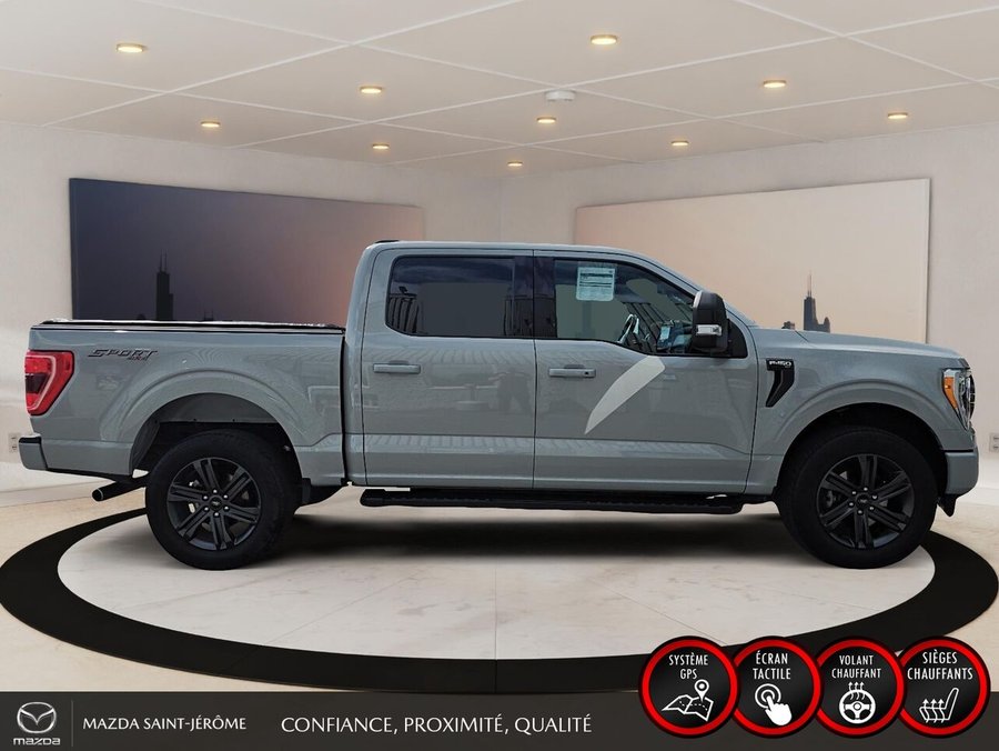 Ford F-150 XLT Sport 4X4 | SEULEMENT 47 613 KM | CABINE MULTIPLACE | SYNC 4 2023 Gris