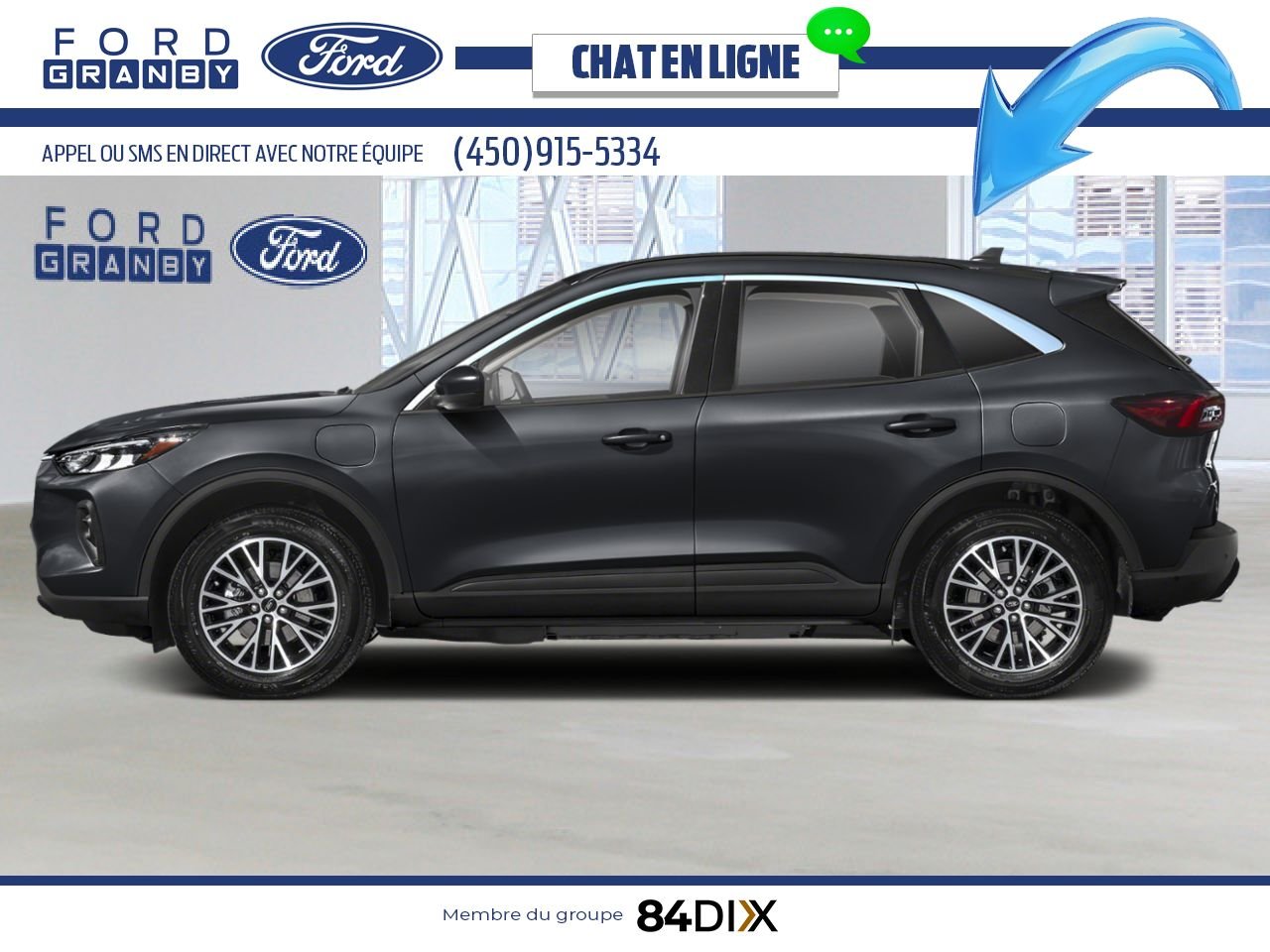 Ford Escape 2026 Noir agate métallisé Granby - photo #2