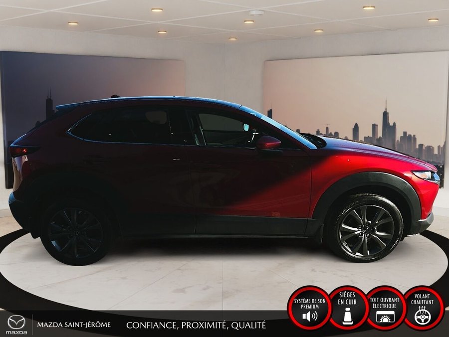 2023 Mazda CX-30 GT | 1 PROPRIÉTAIRE | JAMAIS ACCIDENTÉ | AWD | CUIR | TOIT OUVRANT | MAGS NOIR Red