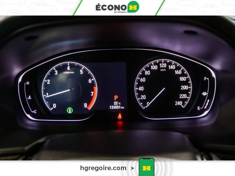 Honda Accord 820844 | Touring CUIR TOIT BLUETOOTH CAMÉRA MAGS 2018 Gris Laval - photo #13