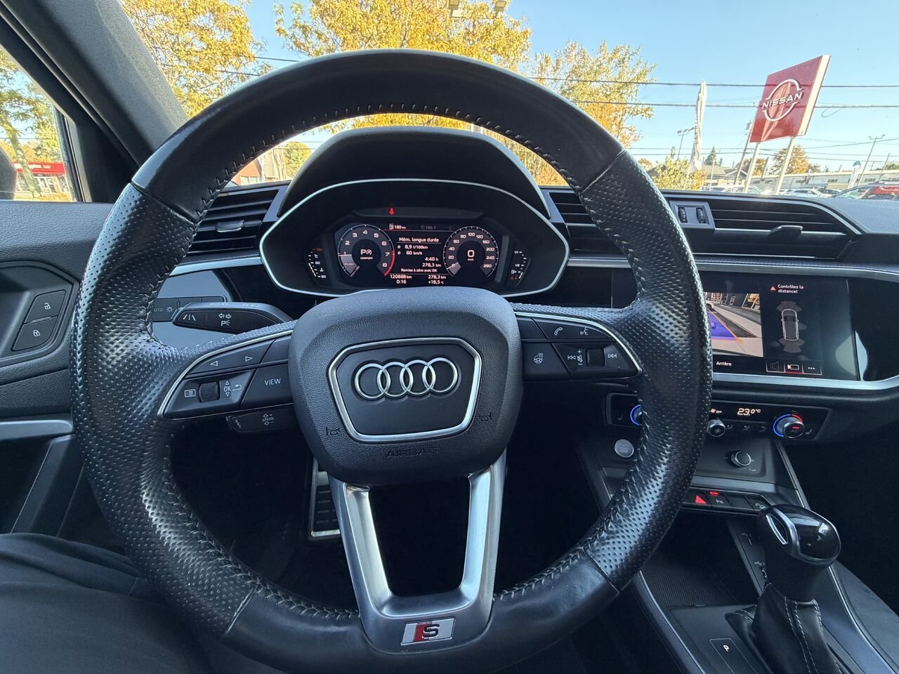 Audi Q3 s-line jamais accidenté toit ouvrant panoramique 2020 Gris Châteauguay - photo #17