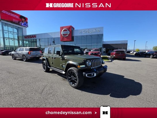 2022 Jeep Wrangler Unlimited Sahara * 4WD * Cuir Brun * Carplay Green